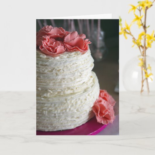 Elegant Birthday Kaart (Gele Bloem)