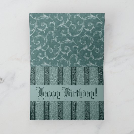 Elegant- Birthday Kaart: Elegance Collectie Kaart (Binnen)