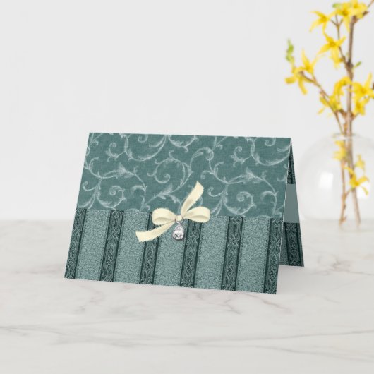 Elegant- Birthday Kaart: Elegance Collectie Kaart (Gele Bloem)