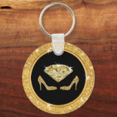 Elegant Birthday Party Favors for Adults, Womens Sleutelhanger (Achterkant)