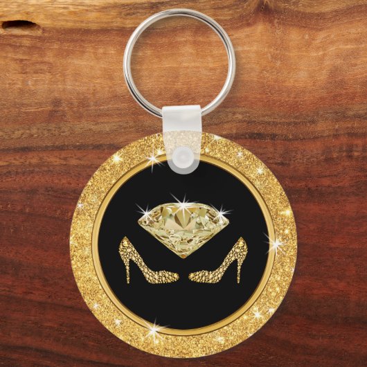 Elegant Birthday Party Favors for Adults, Womens Sleutelhanger (Achterkant)