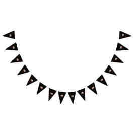 Elegant Black and Gold 50th Birthday Invitation Vlaggetjes