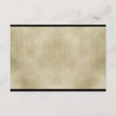 Elegant Black and Gold Champagne Wedding Tijdschem Informatiekaartje (Achterkant)