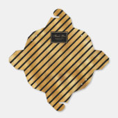 Elegant Black and Gold Foil Weddenschap Hartelijk  Bedankdoosjes (Uitgevouwen)