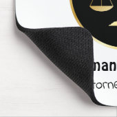 Elegant Black and Gold Lawyer Scale of Justice Muismat (Hoek)