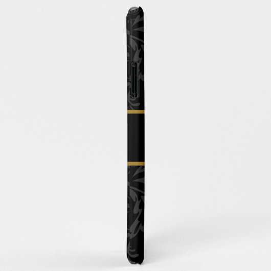 Elegant Black and Gold Monogram Letter "D" Case-Mate iPhone Case (Achterkant/rechts)