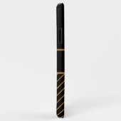 Elegant Black and Gold Monogram Letter "L" Case-Mate iPhone Case (Achterkant/rechts)