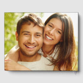 Elegant Black and Gold Photo Wedding Gastenboek (Achterkant)