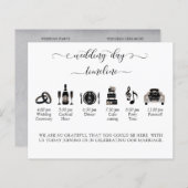 Elegant Black and Silver Wedding Chronologie, Prog (Voorkant / Achterkant)