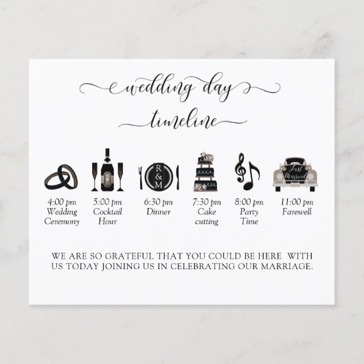 Elegant Black and Silver Wedding Chronologie, Prog (Voorkant)