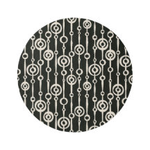 Elegant black and white abstract pattern