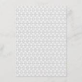 Elegant Black and White Art Deco Style Menu (Achterkant)