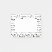 Elegant Black and White Bon Appetit French Chef Post-it® Notes (Voorkant)