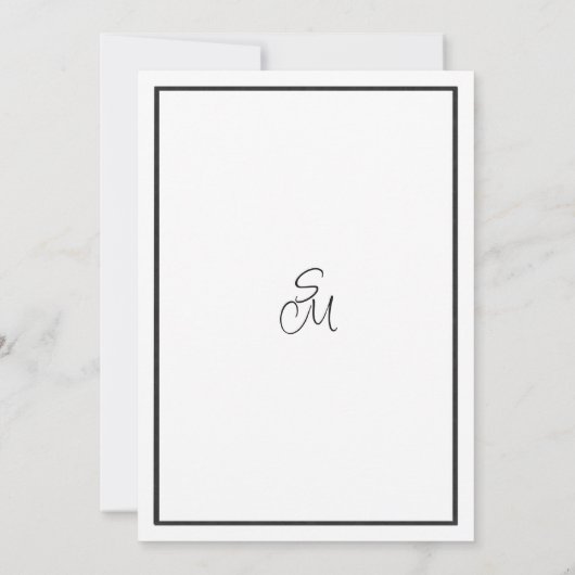  Elegant black and white floral lace Table Numbers Kaart (Achterkant)