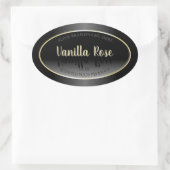 Elegant Black and White Product Labels - Crème Lij (Tas)