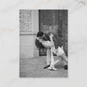 Elegant Black and White QR Code Modern Wedding Informatiekaartje (Achterkant)