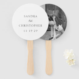Elegant Black and White Simple Modern Wedding Handwaaier
