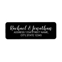 Elegant Black and White Wedding
