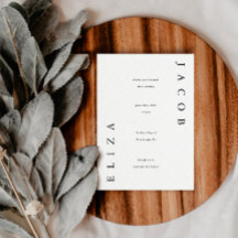 Elegant Black and White Wedding