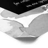 Elegant Black and White Wedding Poster (Hoek)