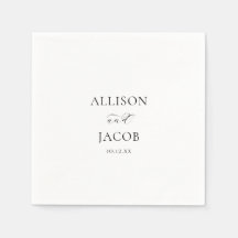 Elegant Black and White Wedding