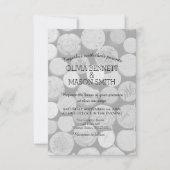 Elegant Black and White Wine Cork Weddencard Kaart (Voorkant)