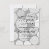 Elegant Black and White Wine Cork Weddencard Kaart (Voorkant)