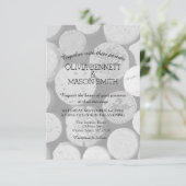 Elegant Black and White Wine Cork Weddencard Kaart (Staand voorkant)