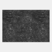 Elegant Black Animal Print Patronen Inpakpapier Vel (Voorkant 2)