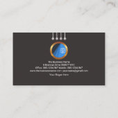 Elegant Black Arrow Logistics Visitekaartje (Achterkant)