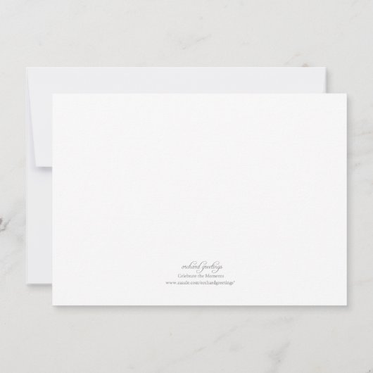 Elegant Black Border Reception Table Kaart (Achterkant)