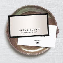 Elegant Black Border Satin Gold Professional