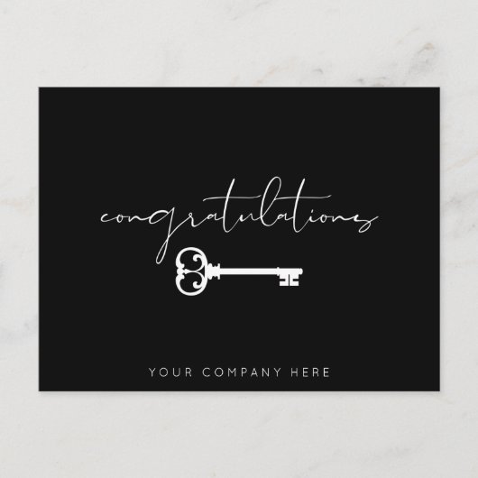 Elegant Black bouwt nieuw onroerend goed voor thui Briefkaart (Voorkant)