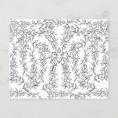 Elegant Black Bow Bridal Shower Recipe (Achterkant)