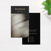 Elegant Black Bronze Painted Earring Display Kaart (Bureau)