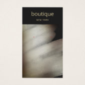 Elegant Black Bronze Painted Earring Display Kaart (Voorkant)