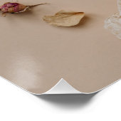 Elegant Black Calligraphy Floral Wedding Welcome Perfect Poster (Hoek)