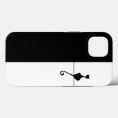 Elegant Black Cat Illustration Case-Mate iPhone Case (Achterkant (horizontaal))