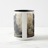 Elegant Black Cat Mok (Midden)