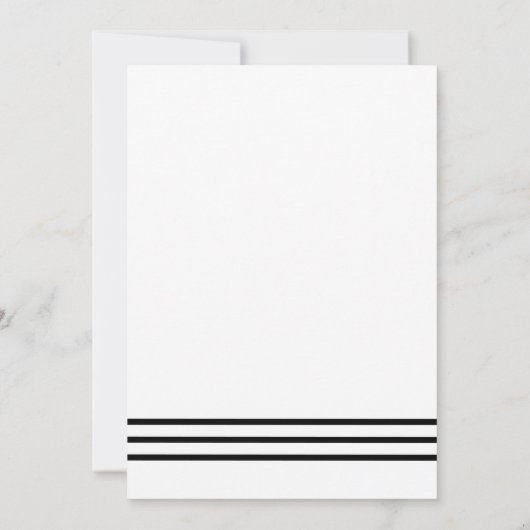 Elegant Black Champagne Birthday Kaart (Achterkant)