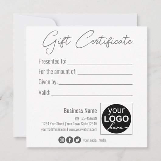 Elegant Black Classy Luminous Silver Bow-kaartje (Achterkant)