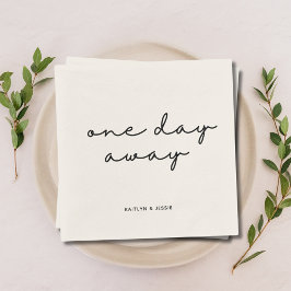 Elegant Black Custom Rehearings - Een dag verder Servet