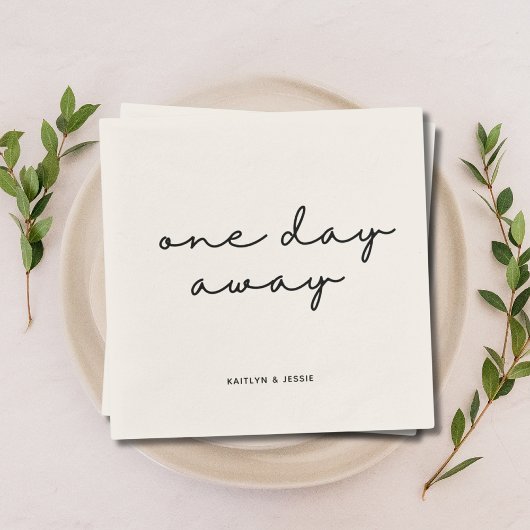 Elegant Black Custom Rehearings - Een dag verder Servet