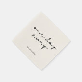 Elegant Black Custom Rehearings - Een dag verder Servet (Hoek)