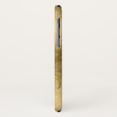 Elegant Black Damask Gold Swirls Case-Mate iPhone Case (Achterkant/links)