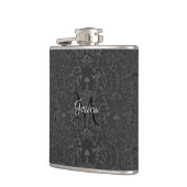 Elegant Black Damask Lace Heupfles (Links)