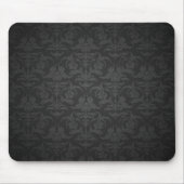 Elegant Black Damask Muismat (Voorkant)