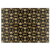 Elegant Black en Gold 1920s Art Deco  Snijplank (Voorkant)