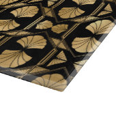 Elegant Black en Gold 1920s Art Deco  Snijplank (Hoek)