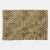 Elegant Black en Gold 1920s Art Deco  Theedoek (Horizontaal)